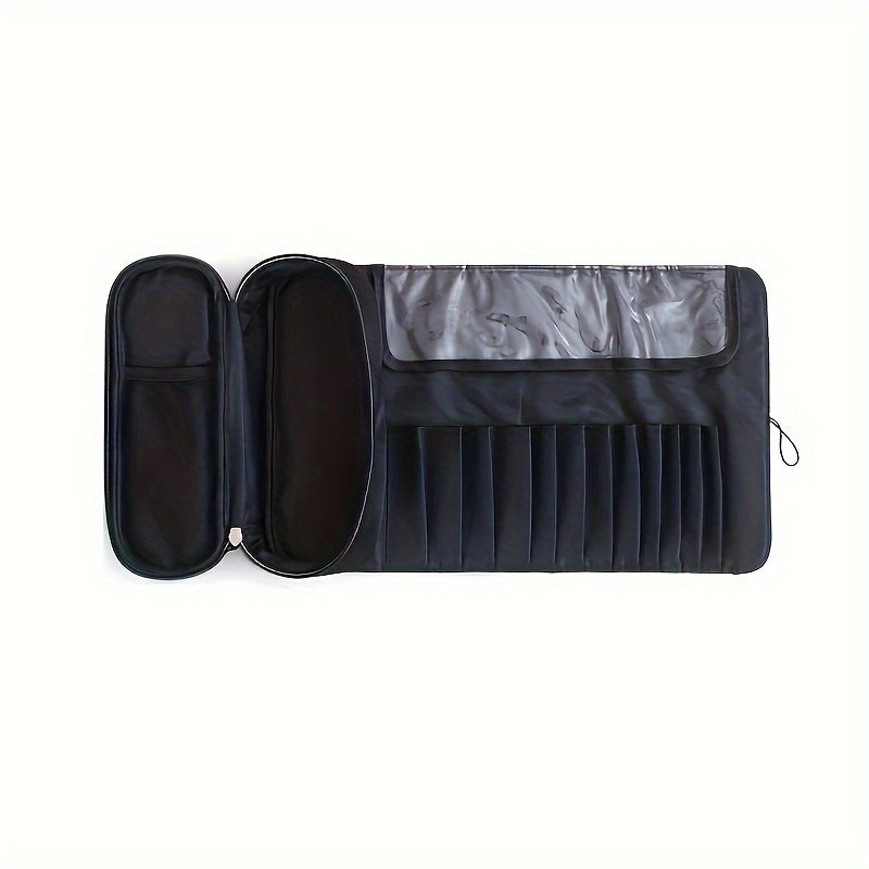 Large Capacity Makeup Brush Storage Pouch, Professional Multi-Functional Tool Organizer, Korean Style Portable Makeup Bag for Students