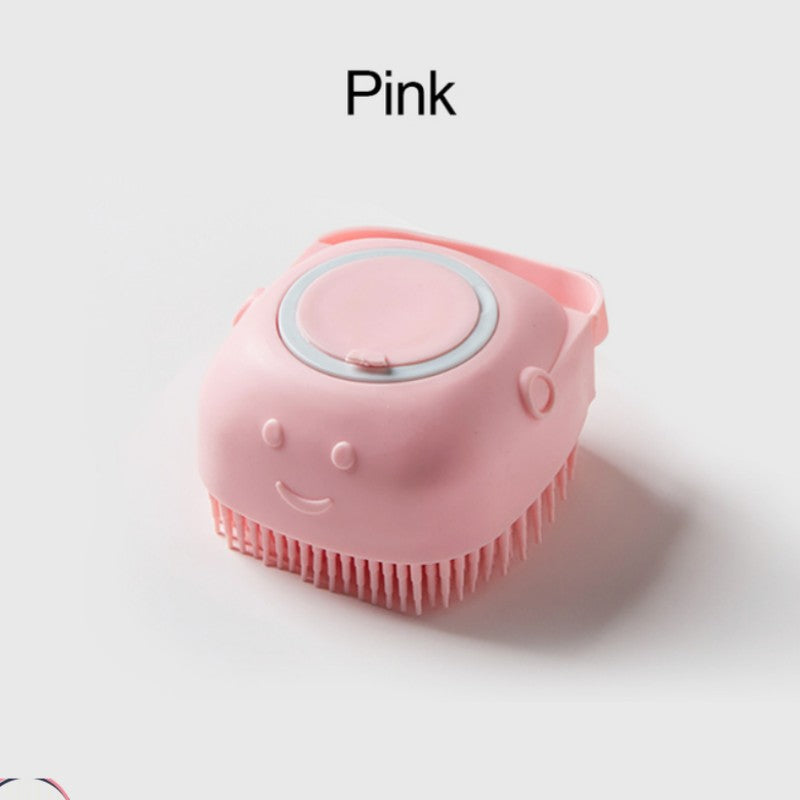 Soft Dog Brush Pet Shampoo Massager Bath Bathroom Puppycat Washing Grooming Shower Brush
