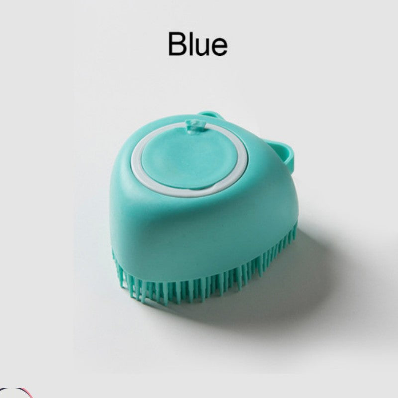 Soft Dog Brush Pet Shampoo Massager Bath Bathroom Puppycat Washing Grooming Shower Brush