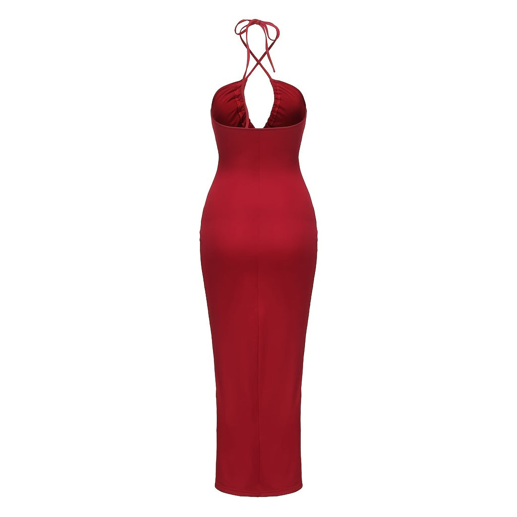 A Sexy Strapless Dress with Drawstring, Designed As a Fitted Bodycon Skirt for Nightclubs