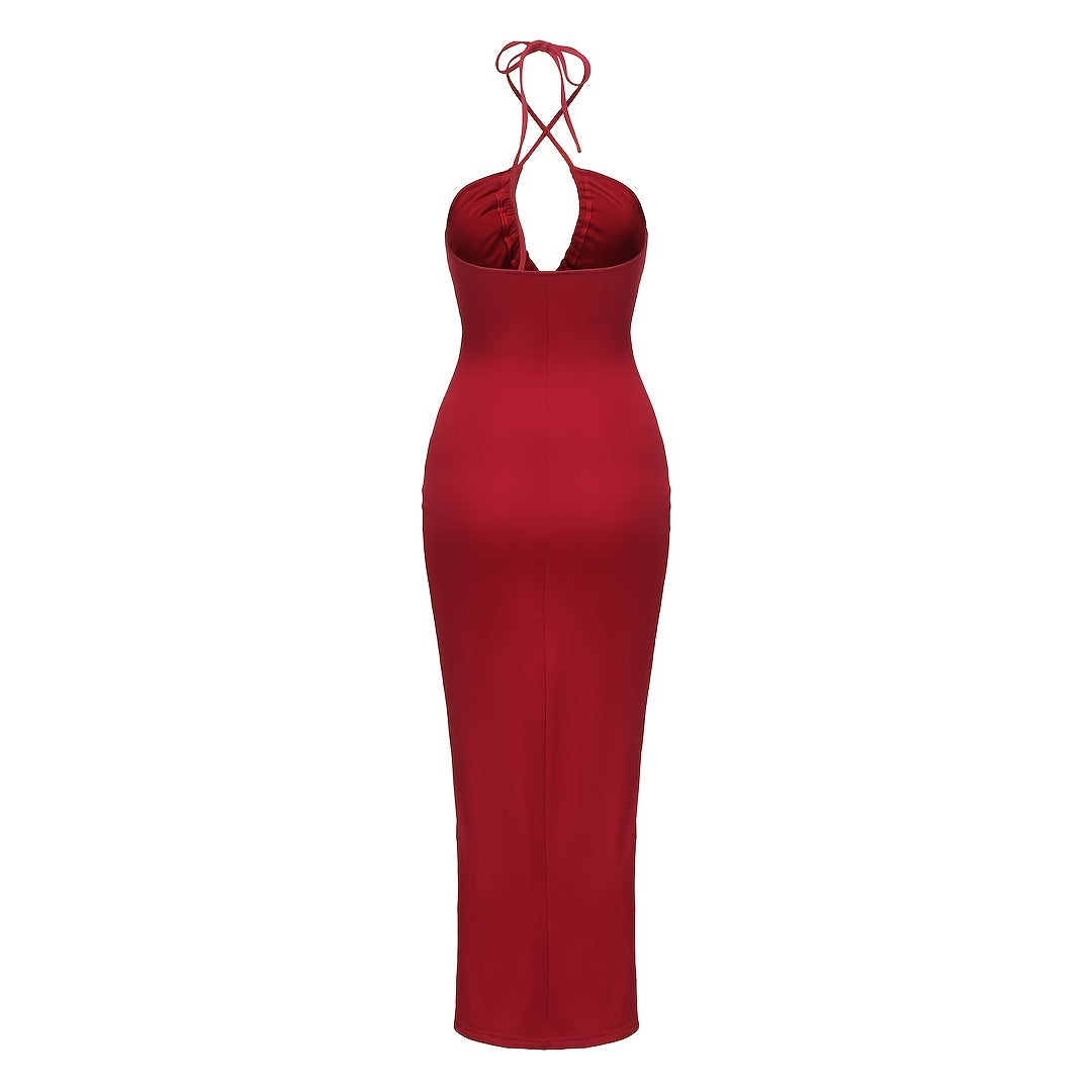 A Sexy Strapless Dress with Drawstring, Designed As a Fitted Bodycon Skirt for Nightclubs