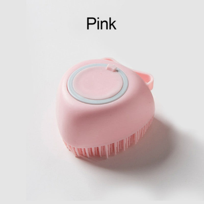 Soft Dog Brush Pet Shampoo Massager Bath Bathroom Puppycat Washing Grooming Shower Brush
