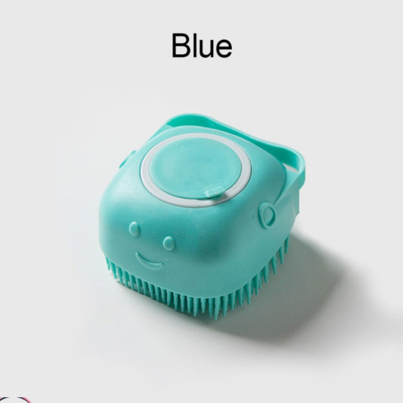 Soft Dog Brush Pet Shampoo Massager Bath Bathroom Puppycat Washing Grooming Shower Brush