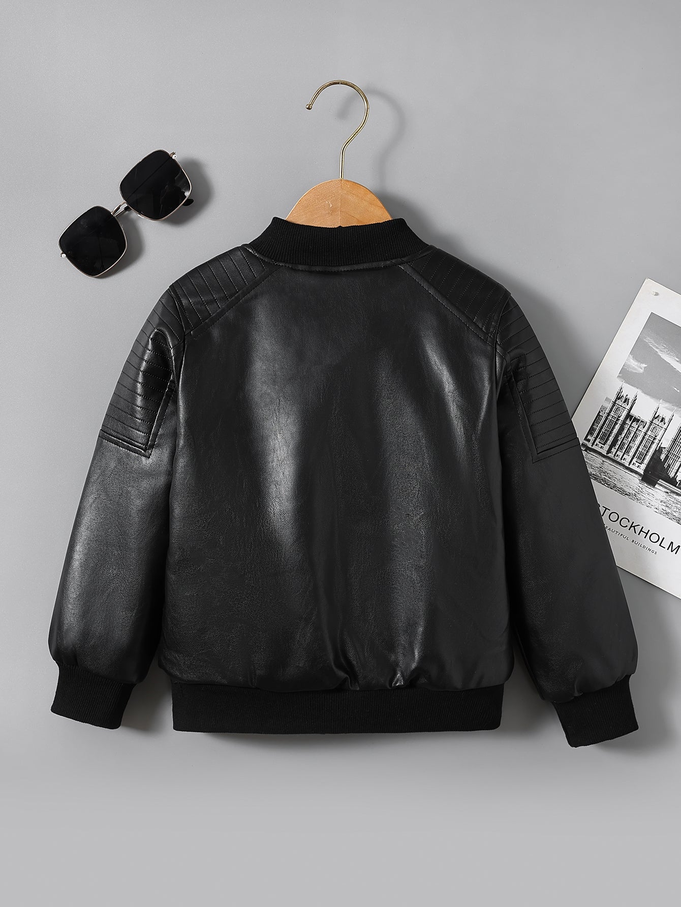 2025 Autumn Winter New Boys' -Lined Zip-Up Jacket