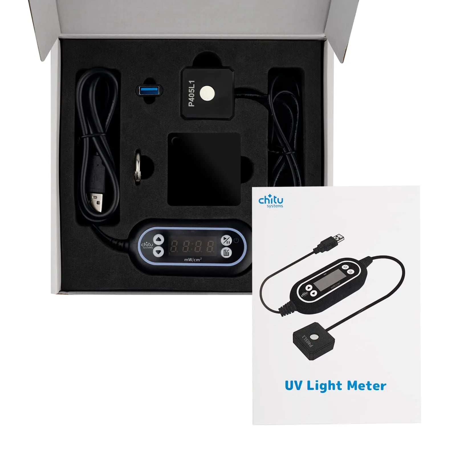 UV-Lichtmessgerät, digitales Display für 405 nm Standard-Photopolymer-LCD/DLP/SLA-Harz-3D-Drucker