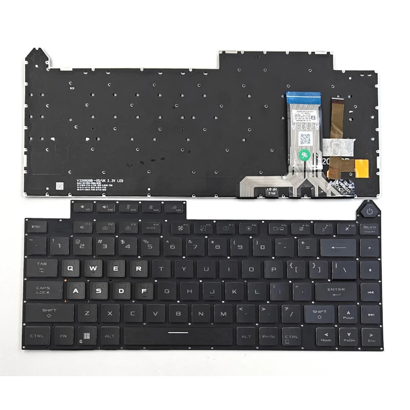 Neu für asus rog strix g16 g614 g614j g614ju g614jv g614jz/rog strix narbe 16 g634 g634j g634jy laptop tastatur us rgb hintergrund beleuchtet
