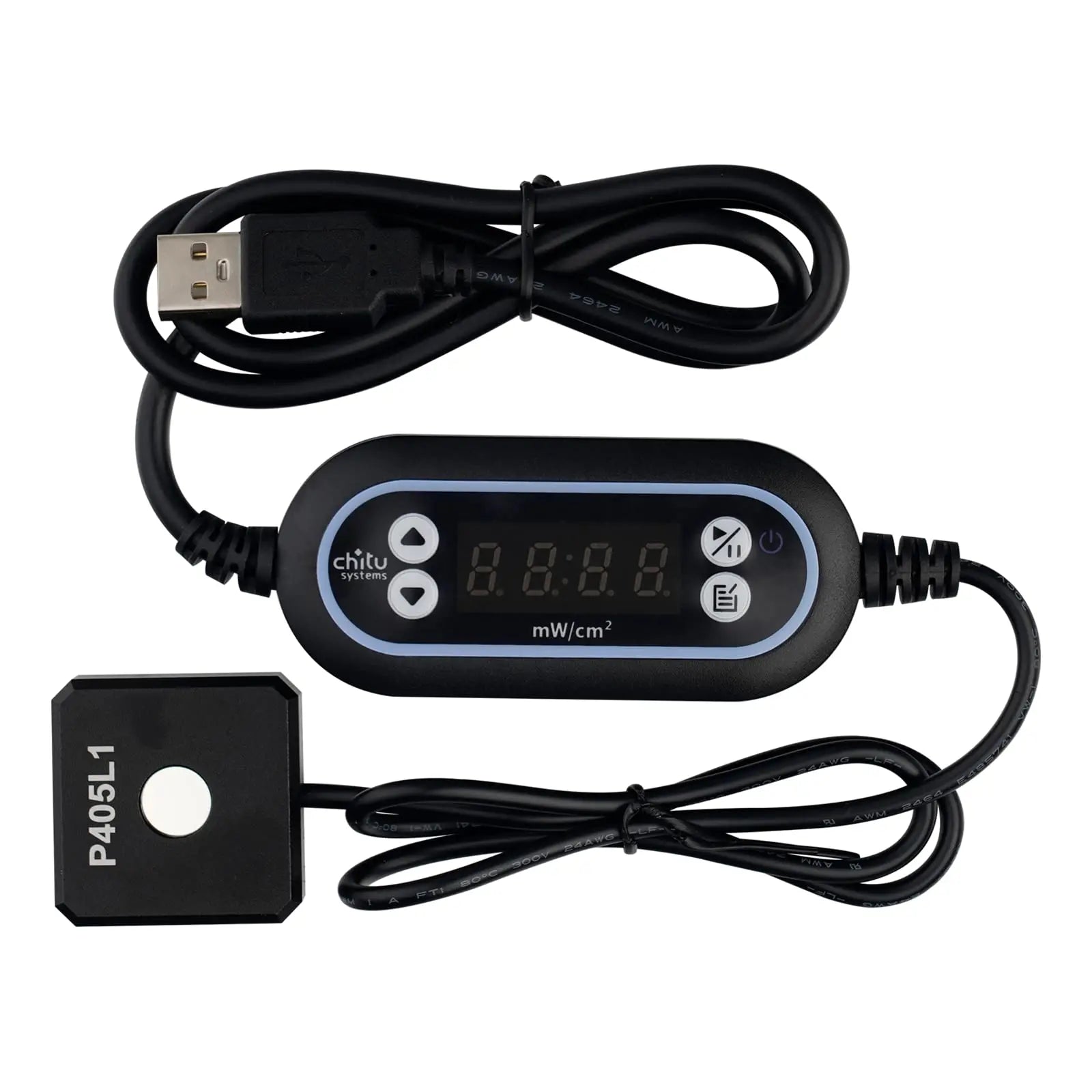UV-Lichtmessgerät, digitales Display für 405 nm Standard-Photopolymer-LCD/DLP/SLA-Harz-3D-Drucker