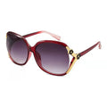 Brille 2021 Sonnenbrille Damenmode großer Rahmen Trend Rose dekorative Brille