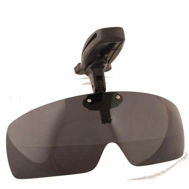 SU01 Angel-Sonnenbrille mit Kappenclip, UV-beständig, polarisiert, für Wein, Gelb, Grau, Schwarz, Dunkelgrüner Kaffee, speziell für die Trugbrille