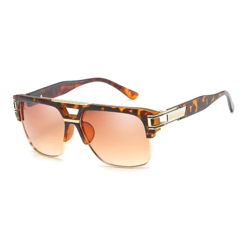Klassische Luxus Männer Sonnenbrille Glamour Mode Marke Sonnenbrille Für Frauen Gespiegelt Retro Vintage Platz Designer Shades