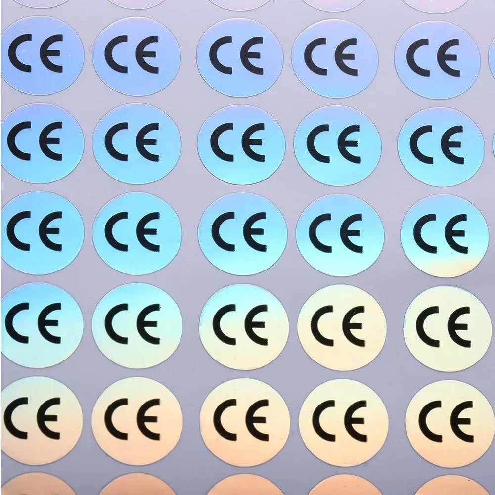 80 aufkleber Hologramm Aufkleber CE Zertifiziert Label Aufkleber Durchmesser 10*10mm Kühlen Gradienten Farben Wasserdicht Für Elektronische