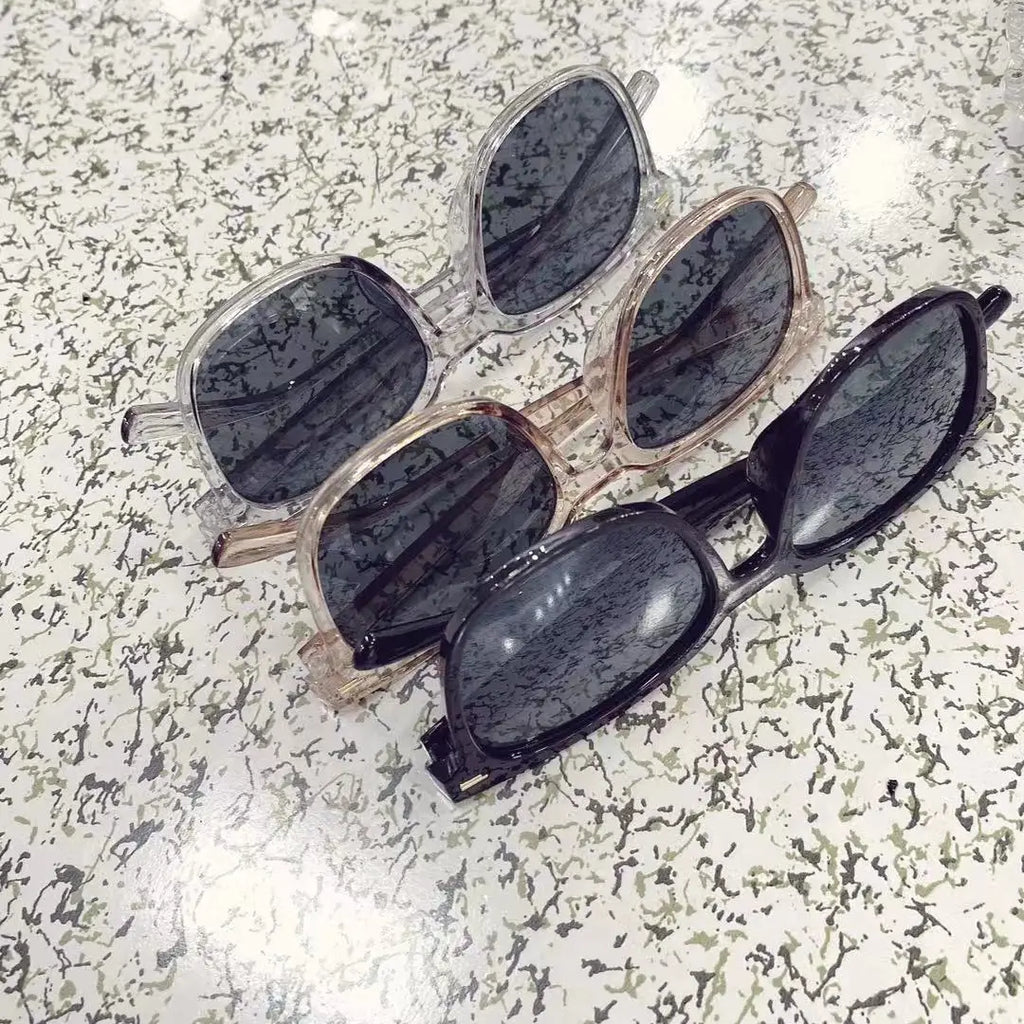 Sommer Quadratische Sonnenbrille für Dame Mode Trendy Stil Sonnenbrille Vintage Shades Brille UV400 Schutz Streetwear Brillen
