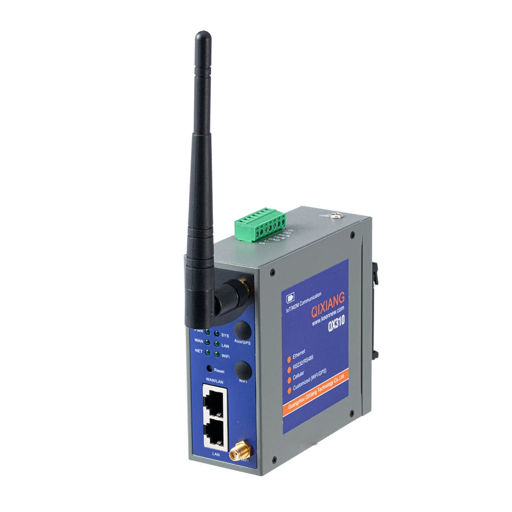 Qixiang Din Rail Industrial Wireless 4g Celullar Router mit Dual-SIM-Kartens teck platz rs232 rs485 für iot m2m Anwendung