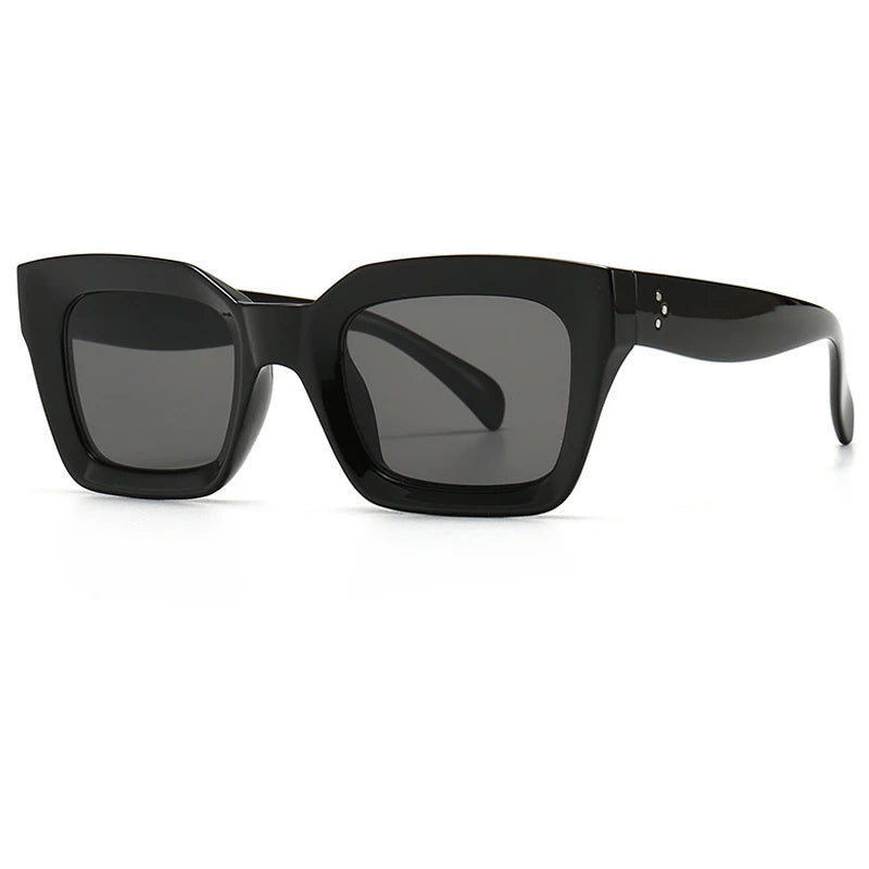 Coole Bunte Quadratische Sonnenbrille Frauen Männer Neue Marke Design Vintage Sonnenbrille Für Frauen Einzigartige Flache Top Brillen Shades UV400
