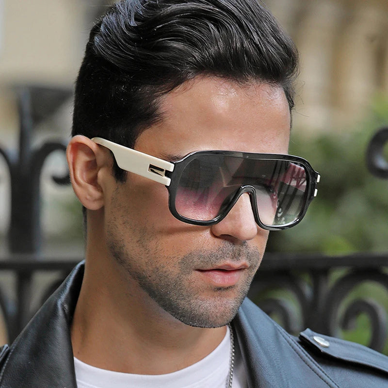Vintage Marke Luxus Designer Mode Übergroßen Quadratischen Sonnenbrille Männer Frauen Klassische Großen Rahmen Fahren Sonnenbrille Für Männliche UV400