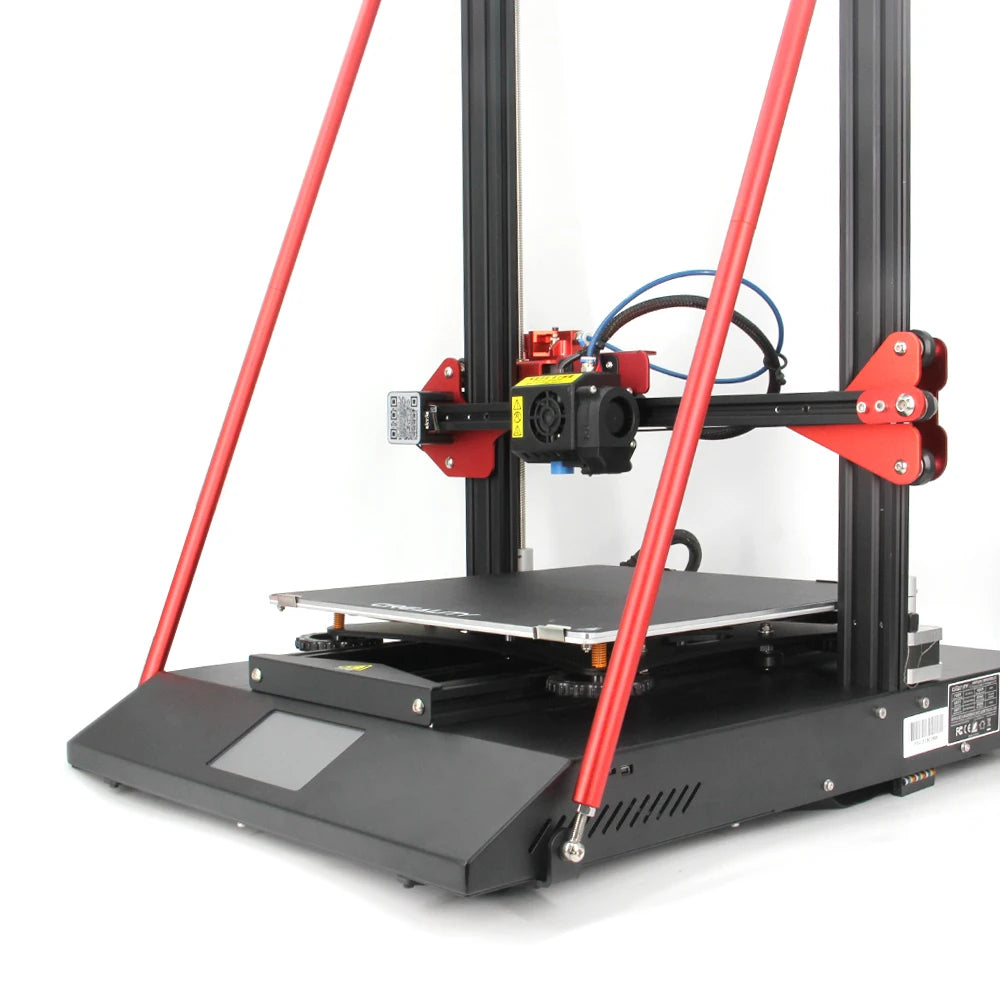 Rotes Stützstangen-Set nur für CR-10S Pro/CR-10S Pro V2 3D-Drucker, DIY-Upgrade 3D-Drucker-Versorgungsteile für Creality 3D-Drucker