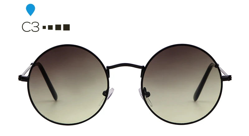 SORVINO Steampunk Runde Sonnenbrille Luxus Marke Designer Männer Frauen Rote Linsen Retro Vintage Kleine Runde Metall Sonnenbrille Shades