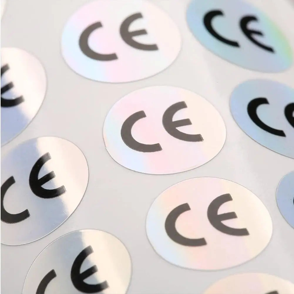 80 aufkleber Hologramm Aufkleber CE Zertifiziert Label Aufkleber Durchmesser 10*10mm Kühlen Gradienten Farben Wasserdicht Für Elektronische