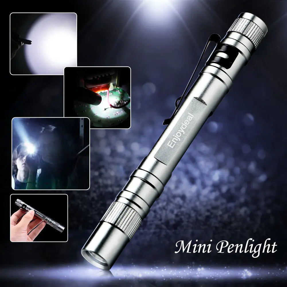 Mini LED Taschenlampe Taschenlampe 1000 Lumen Lampe Clip Kleine Taschenlampen Taschenlampe Outdoor camping Tasche stift lichter notfall Laterne