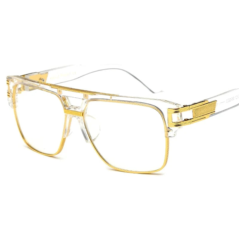 Klassische Luxus Männer Sonnenbrille Glamour Mode Marke Sonnenbrille Für Frauen Gespiegelt Retro Vintage Platz Designer Shades