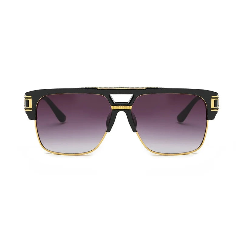 Klassische Luxus Männer Sonnenbrille Glamour Mode Marke Sonnenbrille Für Frauen Gespiegelt Retro Vintage Platz Designer Shades