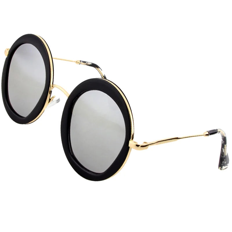 Sonnenbrille Frauen Luxus Marke Mode Designer Vintage Runde Sonnenbrille für Damen Retro Sonnenbrille UV400
