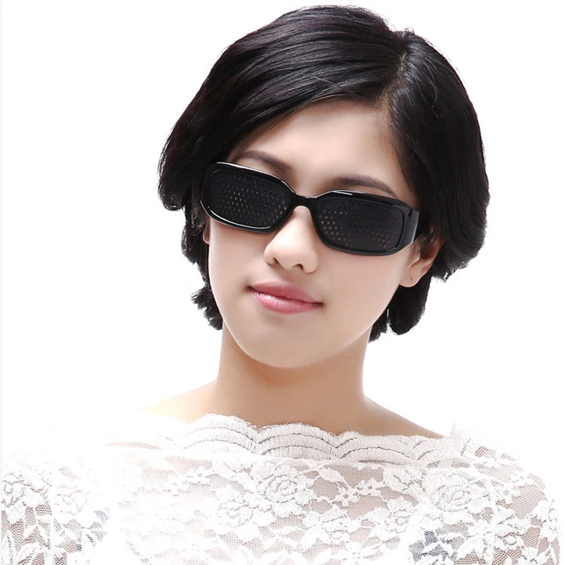 Outdoor Sonnenbrille Anti Müdigkeit Brille Kleine Loch Prävention Myopie Sehvermögen Richtige Brillen Brillen Schutzbrille