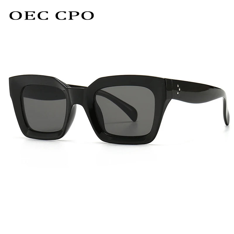 Coole Bunte Quadratische Sonnenbrille Frauen Männer Neue Marke Design Vintage Sonnenbrille Für Frauen Einzigartige Flache Top Brillen Shades UV400