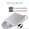 USB3.0&Typ C Externes optisches Blu-ray-Laufwerk Bluray-Brenner Touch Pop-up-Sauger Typ DVD-RW CD BD-RE Schreib-Kombi-Recorder