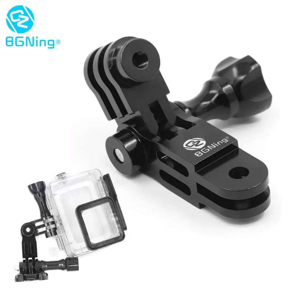 CNC-Aluminium-Drei-Wege-Schwenkarm-Montageadapter für GOPRO Hero 13 12 11 10 Session Yi SJcam EKEN Sony DJI Action Kamerastativ