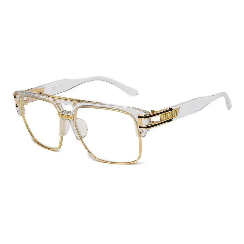 Klassische Luxus Männer Sonnenbrille Glamour Mode Marke Sonnenbrille Für Frauen Gespiegelt Retro Vintage Platz Designer Shades
