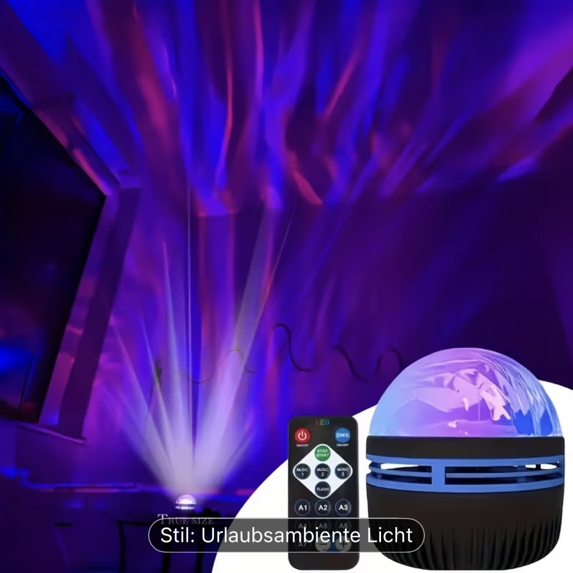 RGB Einstellbar Autors Effekt mit verschiedenen Farben