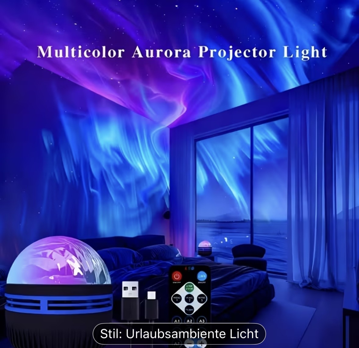 RGB Einstellbar Autors Effekt mit verschiedenen Farben