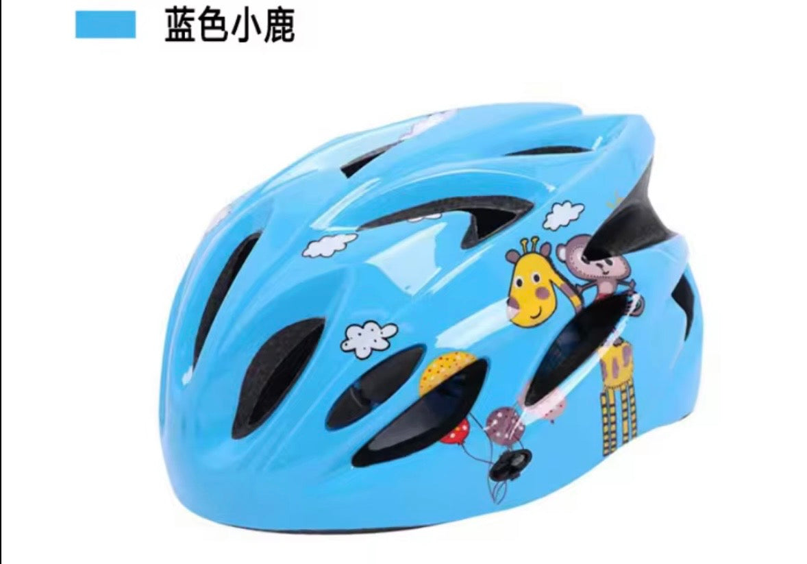 Atmungsaktiver Kinder-Fahrradhelm mit Cartoon-Design UV-Schutz Sicherheitsausrüstung für Outdoor-Sport