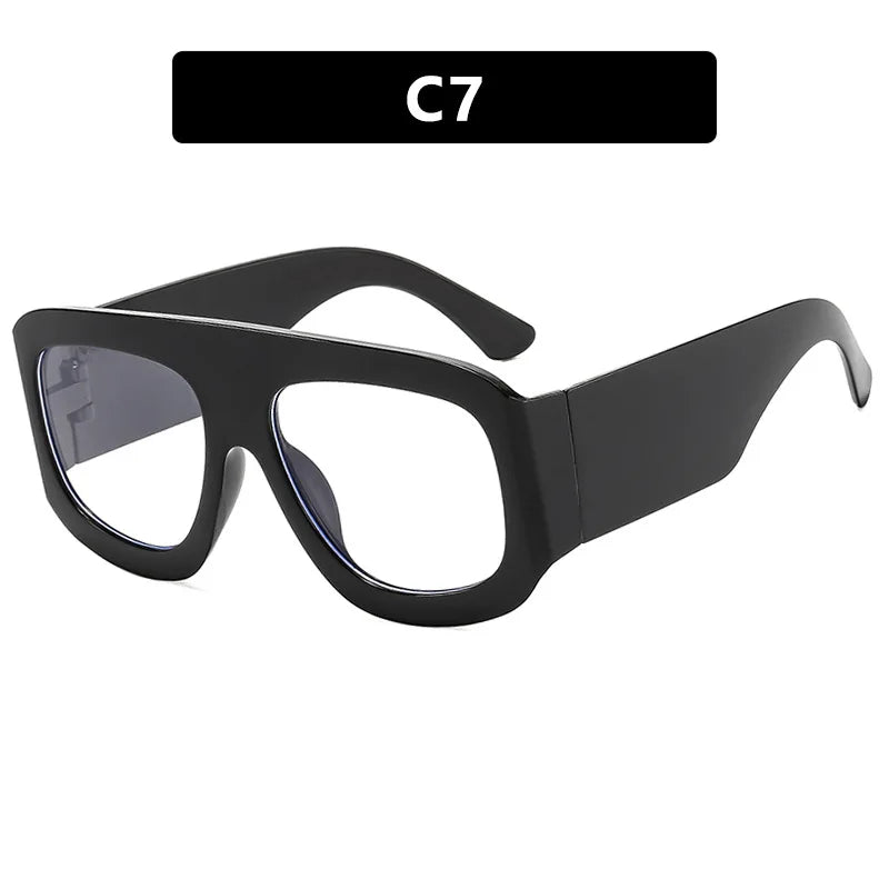 Übergroße quadratische Sonnenbrille für Männer und Frauen, 2025, neueste Mode, trendige INS-Partybrille, Unisex, stilvolles Accessoire, Freundschaftsgeschenke