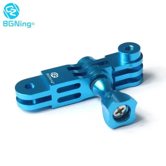 CNC-Aluminium-Drei-Wege-Schwenkarm-Montageadapter für GOPRO Hero 13 12 11 10 Session Yi SJcam EKEN Sony DJI Action Kamerastativ