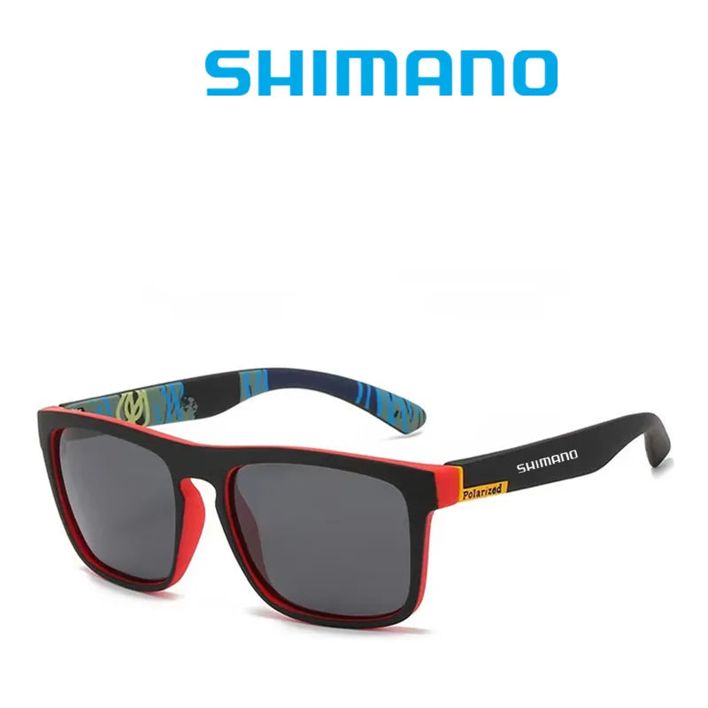 Klassische quadratische polarisierte Unisex-Outdoor-Sport-Sonnenbrille zum Angeln, Jagen, Radfahren, Fahren, Bergsteigen, UV400, blendfrei