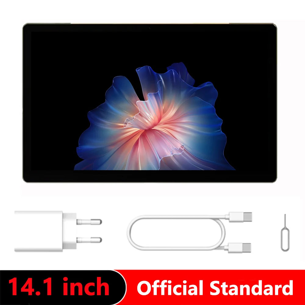 Globale Version 14,1 Zoll Tablet PC Großer Bildschirm 1920x1080 Octa Core MT6769 12+256GB Tablet 14 Zoll Android 14 Game Study PAD