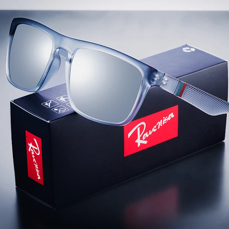 Mode Quadrat Vintage polarisierte Sonnenbrille Männer Frauen Retro fahren Angeln Sonnenbrille UV400 Brillen