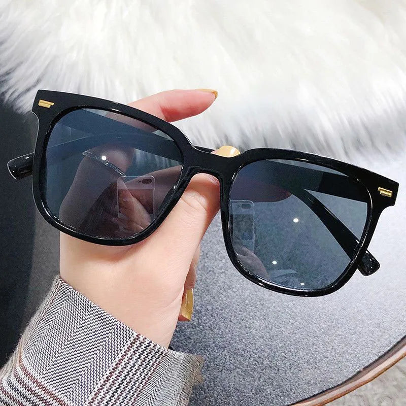 Sommer Quadratische Sonnenbrille für Dame Mode Trendy Stil Sonnenbrille Vintage Shades Brille UV400 Schutz Streetwear Brillen