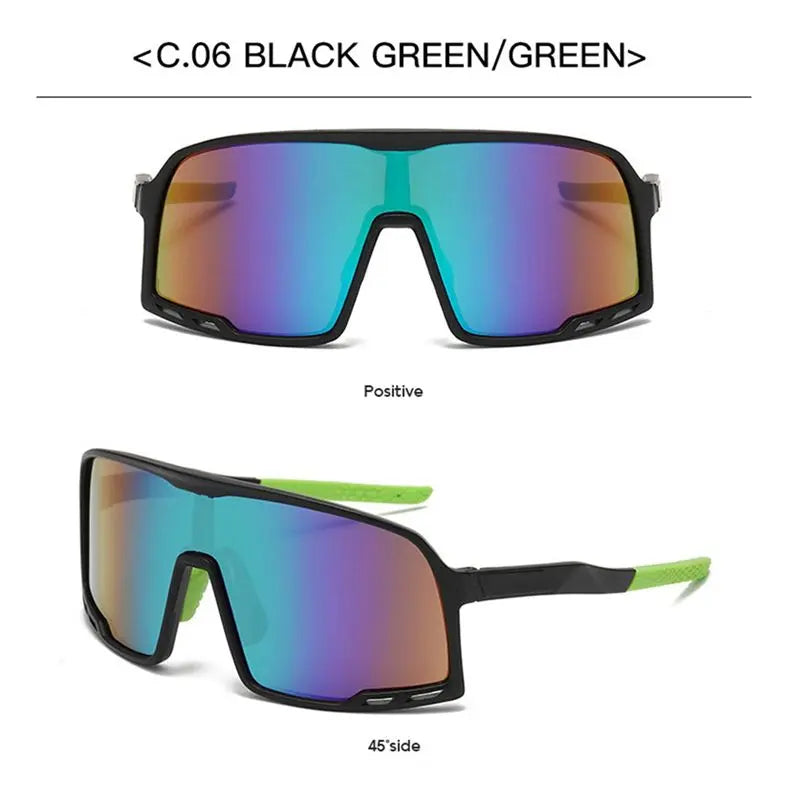 XSXS-Fahrrad-Sonnenbrille Outdoor-Sport-Radbrille Sonnenschutzbrille Winddichte Sonnenbrille C