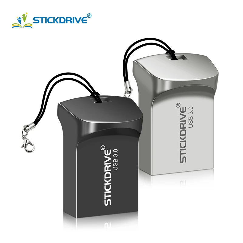 Hochgeschwindigkeits-Mini-USB3.0-Flash-Laufwerk, 16 GB, 32 GB, 64 GB, 128 GB, 256 GB, Metall-Stick, wasserdichter USB 3.0-Festplatten-Speicherstick