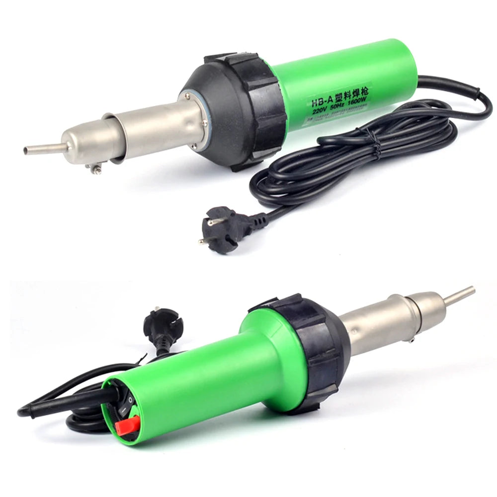 Kunststoff-Schweißmaschine, verwendet für PP-PVC-Stoßstange, 1600 W, 220 V, Kunststoff-Schweißpistole, Heißluftgebläse, Wärmebrenner, Schweißerdüse