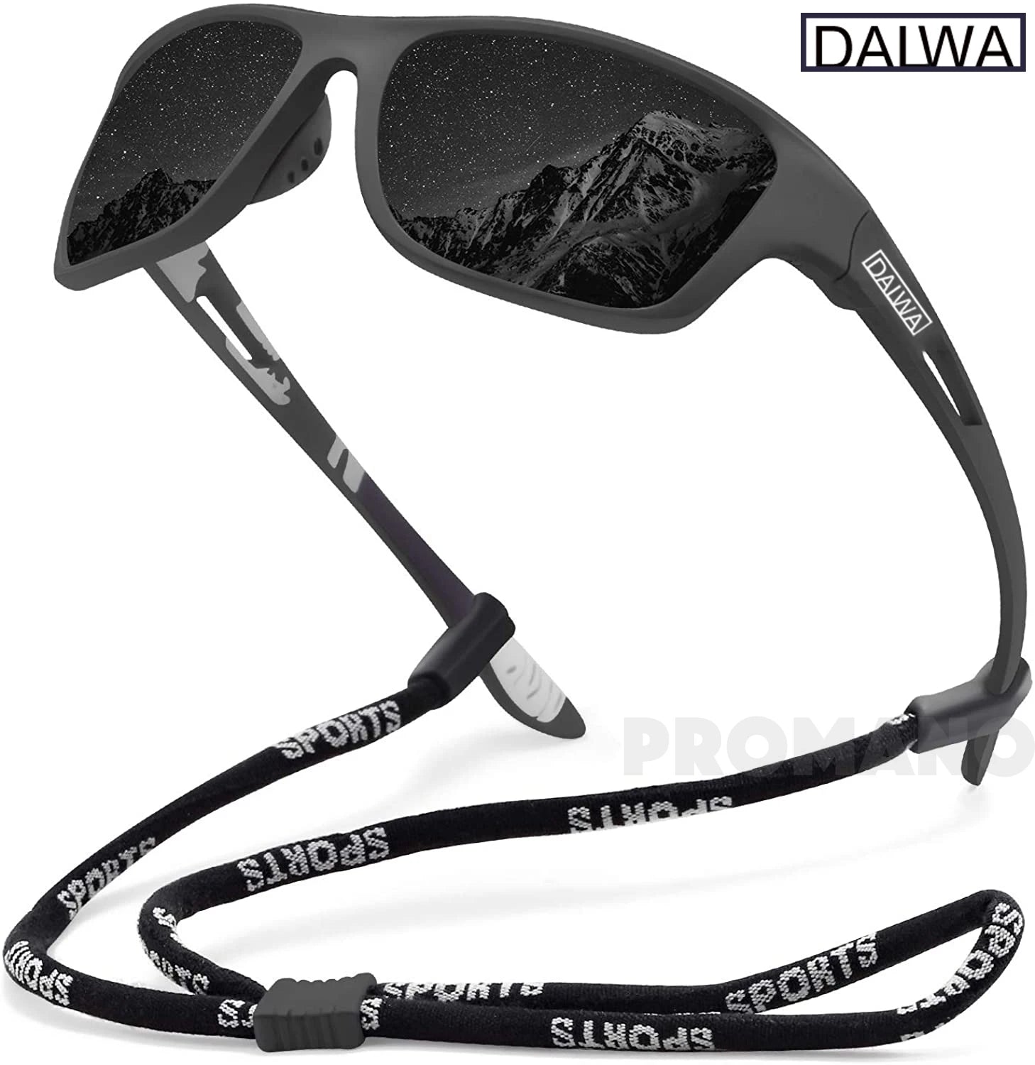 Dalwa Polarisierte Angeln Sonnenbrille Herren Driving Shades Männliche Sonnenbrille Wandern Klassische UV400 Brillen