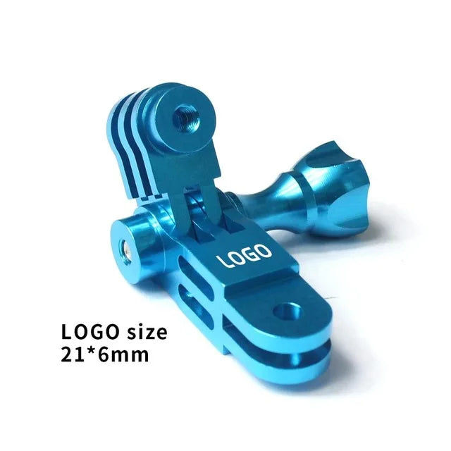 CNC-Aluminium-Drei-Wege-Schwenkarm-Montageadapter für GOPRO Hero 13 12 11 10 Session Yi SJcam EKEN Sony DJI Action Kamerastativ