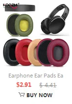 1 paar Ohr Ohrpolster-kissen Ersatz Drahtlose Kopfhörer Headset Schwamm Abdeckung Für Logitech H800 H 800 Kopfhörer Zubehör