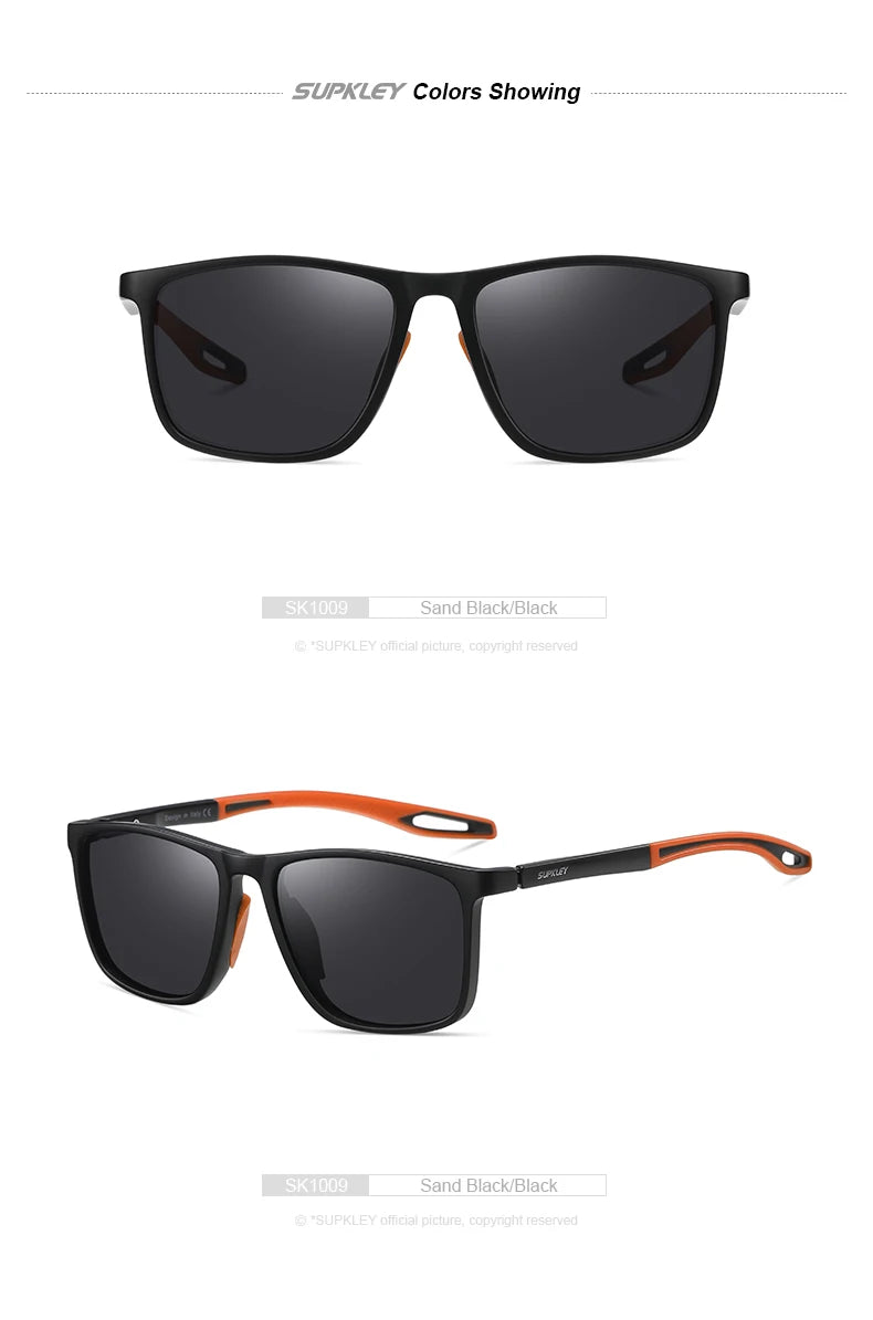 Supkley sport sonnenbrille für männer frauen bequeme leichte polarisierte sonnenbrille uv400 brillen zubehör beste geschenk wahl