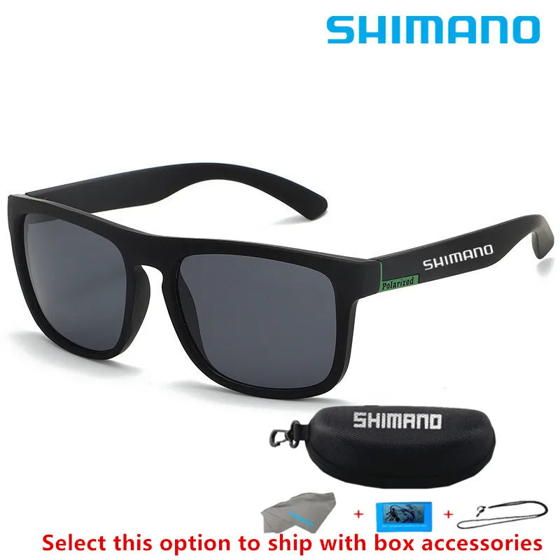 Klassische quadratische polarisierte Unisex-Outdoor-Sport-Sonnenbrille zum Angeln, Jagen, Radfahren, Fahren, Bergsteigen, UV400, blendfrei