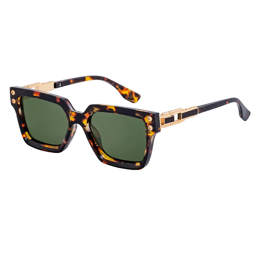 Luxus Vintage 2025 Design Quadratische Sonnenbrille Für Männer Mode Übergroßen Anti-Reflektierende UV400 Driving Shades Frauen Brillen