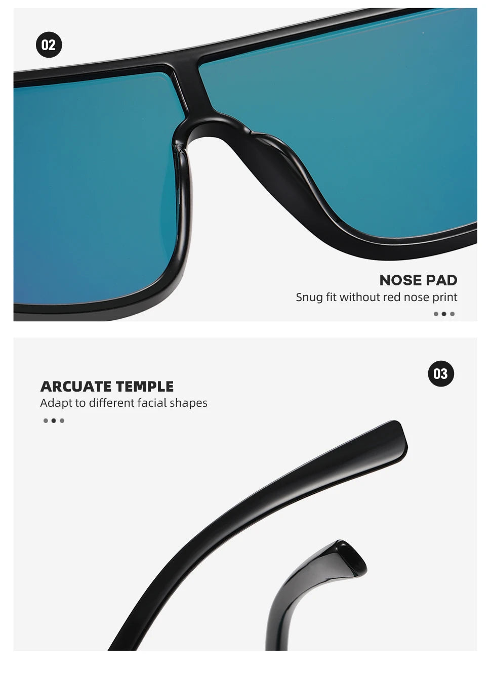 2024 brandneue Angels onnen brille Männer Frauen quadratische Brille Outdoor-Sport brillen Fahr schirme männliche Sonnenbrille